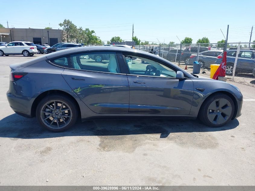 2023 Tesla Model 3 Rear-Wheel Drive VIN: 5YJ3E1EA1PF483497 Lot: 39628996