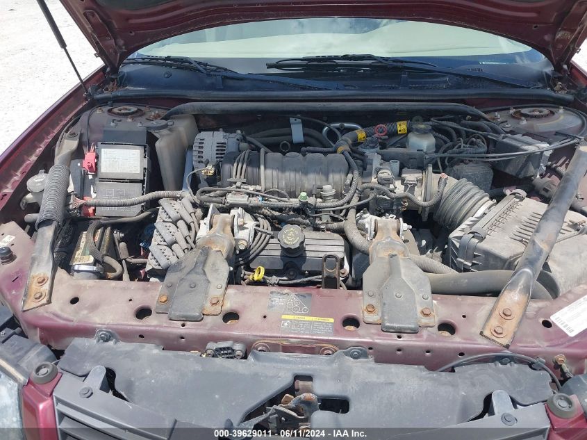 2002 Chevrolet Impala Ls VIN: 2G1WH55K929273529 Lot: 39629011