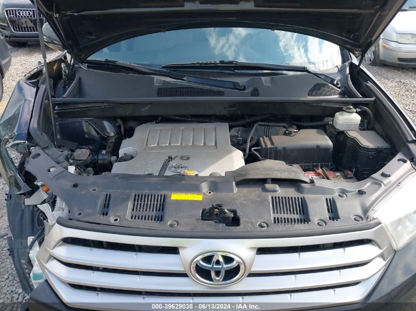 2012 Toyota Highlander Base V6 VIN: 5TDBK3EH1CS125884 Lot: 39629038