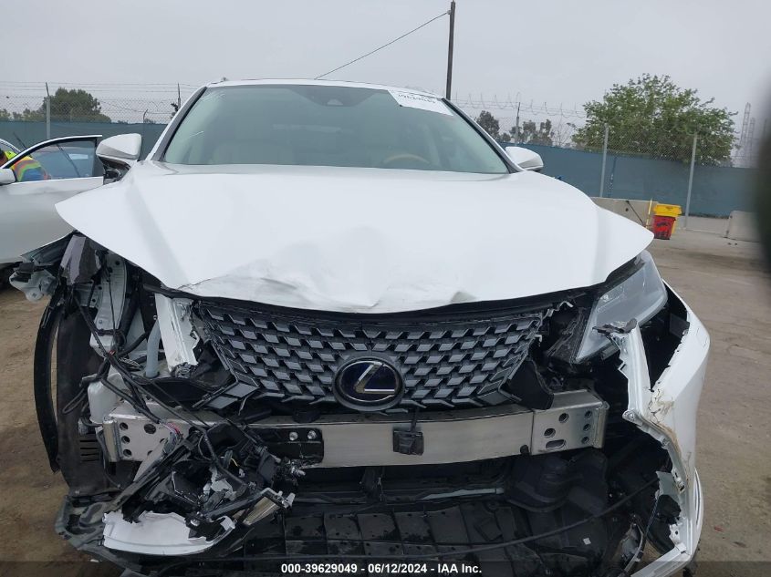 2022 Lexus Rx 450H VIN: 2T2HGMDA0NC078487 Lot: 39629049