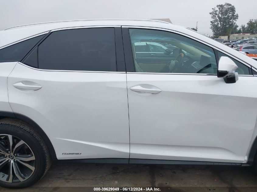 2022 Lexus Rx 450H VIN: 2T2HGMDA0NC078487 Lot: 39629049