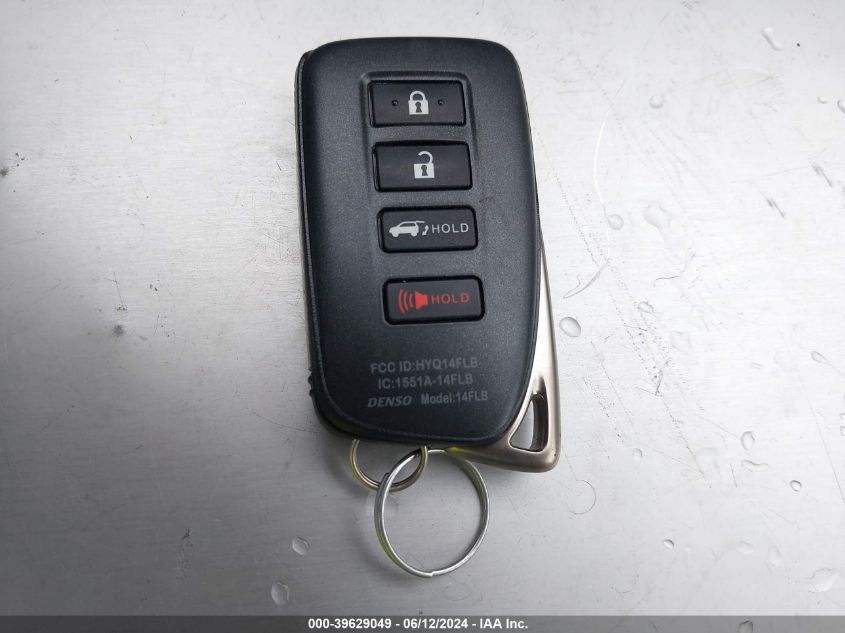 2022 Lexus Rx 450H VIN: 2T2HGMDA0NC078487 Lot: 39629049