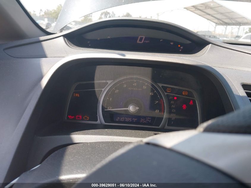 2010 Honda Civic Sdn Lx-S VIN: 19XFA1F66AE026331 Lot: 39629051