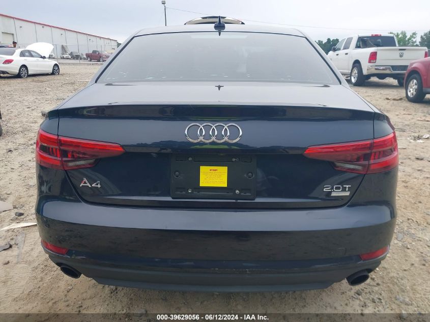 2017 AUDI A4 2.0T ULTRA PREMIUM - WAUGMAF4XHN054811