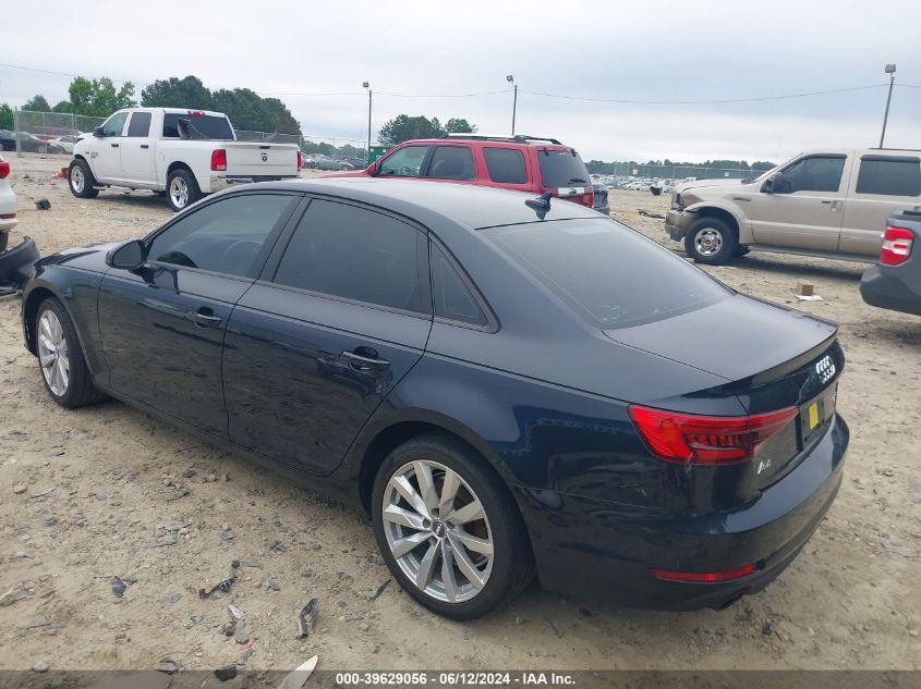 2017 AUDI A4 2.0T ULTRA PREMIUM - WAUGMAF4XHN054811