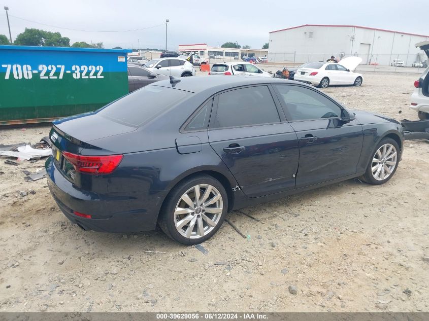 2017 AUDI A4 2.0T ULTRA PREMIUM - WAUGMAF4XHN054811