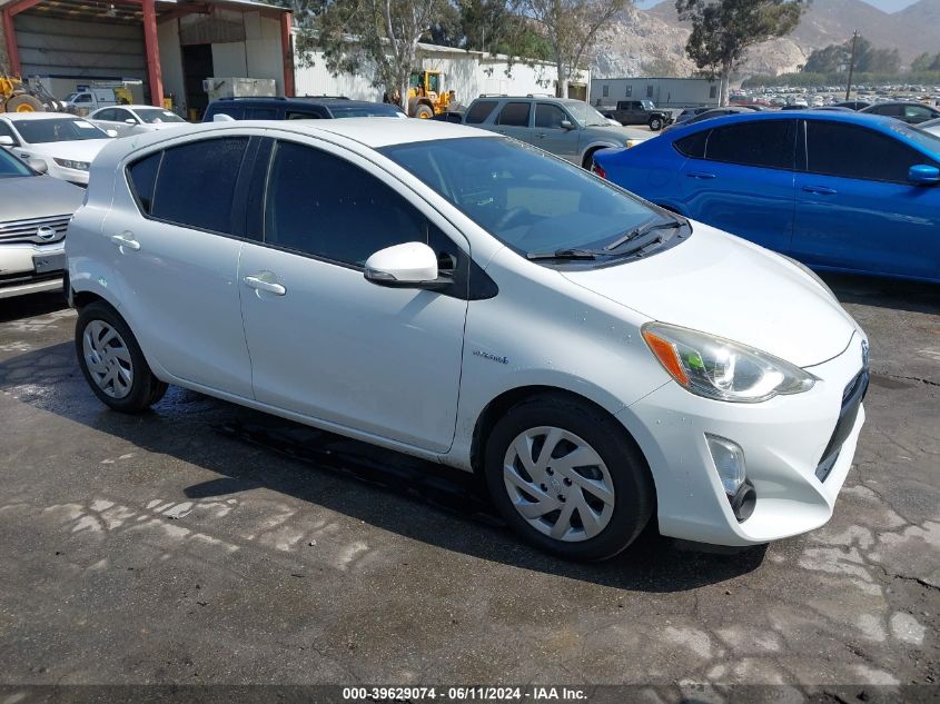 2015 Toyota Prius C Two VIN: JTDKDTB36F1586552 Lot: 39629074