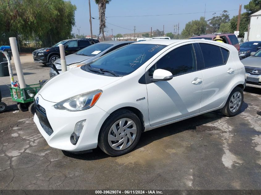 2015 Toyota Prius C Two VIN: JTDKDTB36F1586552 Lot: 39629074