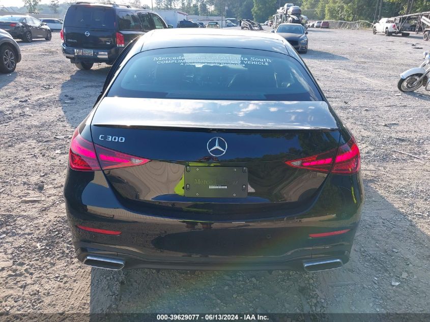 W1KAF4GB7RR169304 2024 Mercedes-Benz C 300