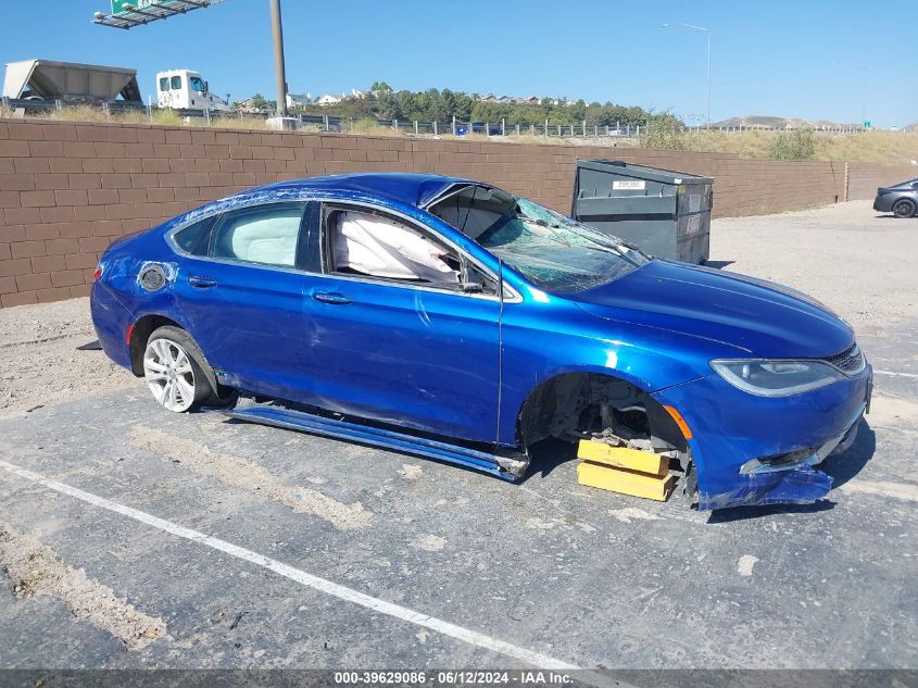 2016 Chrysler 200 Limited VIN: 1C3CCCAB0GN102275 Lot: 39629086