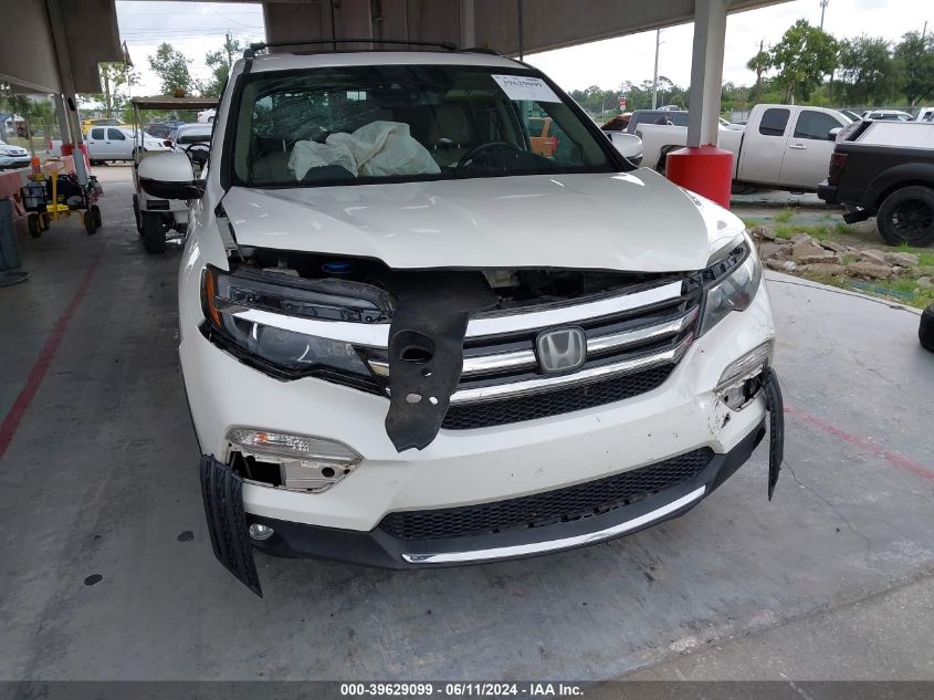 2017 Honda Pilot Elite VIN: 5FNYF6H06HB034921 Lot: 39629099