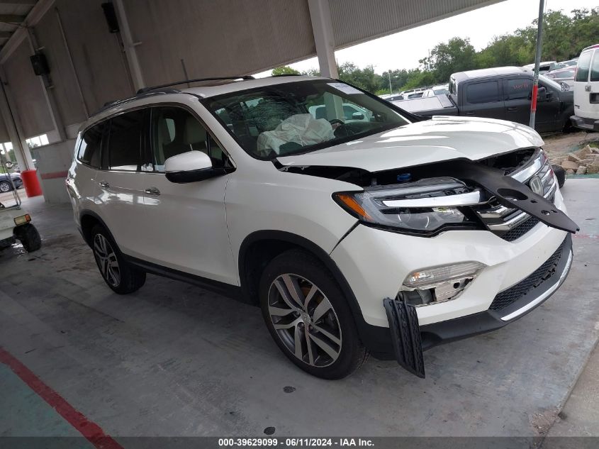 2017 Honda Pilot Elite VIN: 5FNYF6H06HB034921 Lot: 39629099