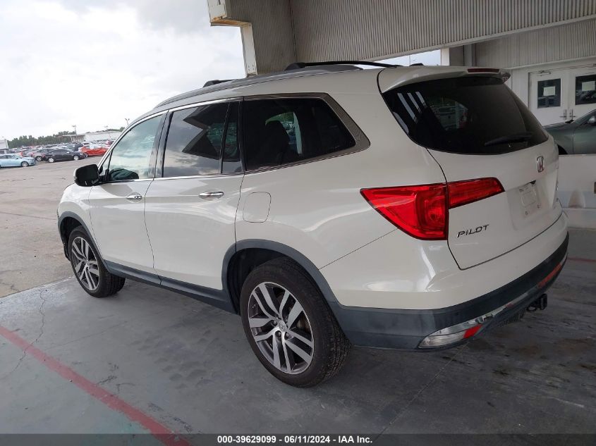 2017 Honda Pilot Elite VIN: 5FNYF6H06HB034921 Lot: 39629099