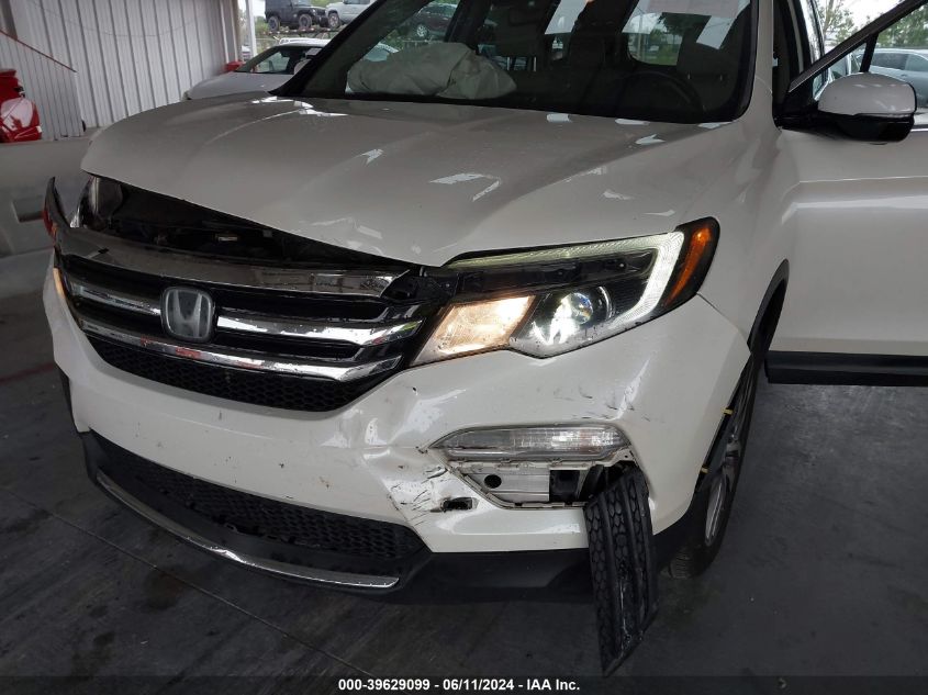 2017 Honda Pilot Elite VIN: 5FNYF6H06HB034921 Lot: 39629099