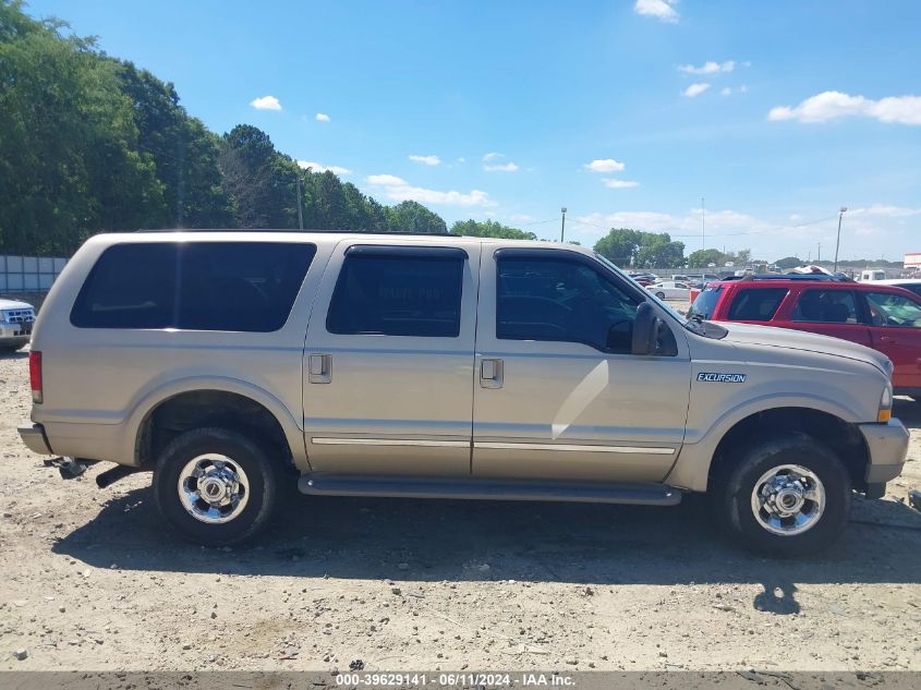 2004 Ford Excursion Limited VIN: 1FMSU43P44EA22343 Lot: 39629141