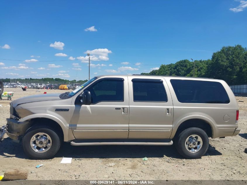 2004 Ford Excursion Limited VIN: 1FMSU43P44EA22343 Lot: 39629141