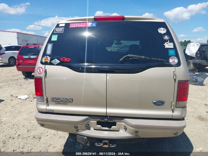 2004 Ford Excursion Limited VIN: 1FMSU43P44EA22343 Lot: 39629141