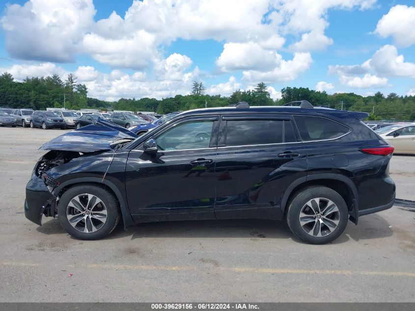 2021 Toyota Highlander Xle VIN: 5TDHZRBH1MS157233 Lot: 39629156