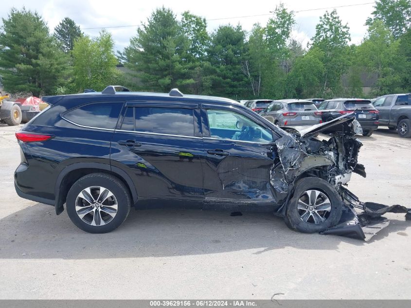 2021 Toyota Highlander Xle VIN: 5TDHZRBH1MS157233 Lot: 39629156