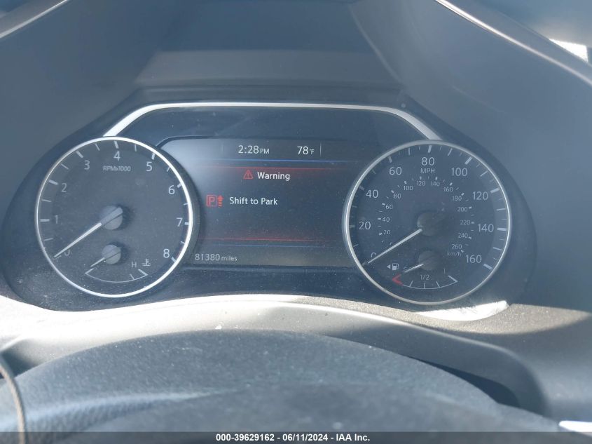 2017 Nissan Murano Sl VIN: 5N1AZ2MG0HN165330 Lot: 39629162