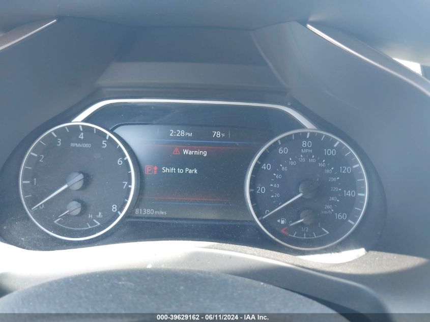 2017 Nissan Murano Sl VIN: 5N1AZ2MG0HN165330 Lot: 39629162