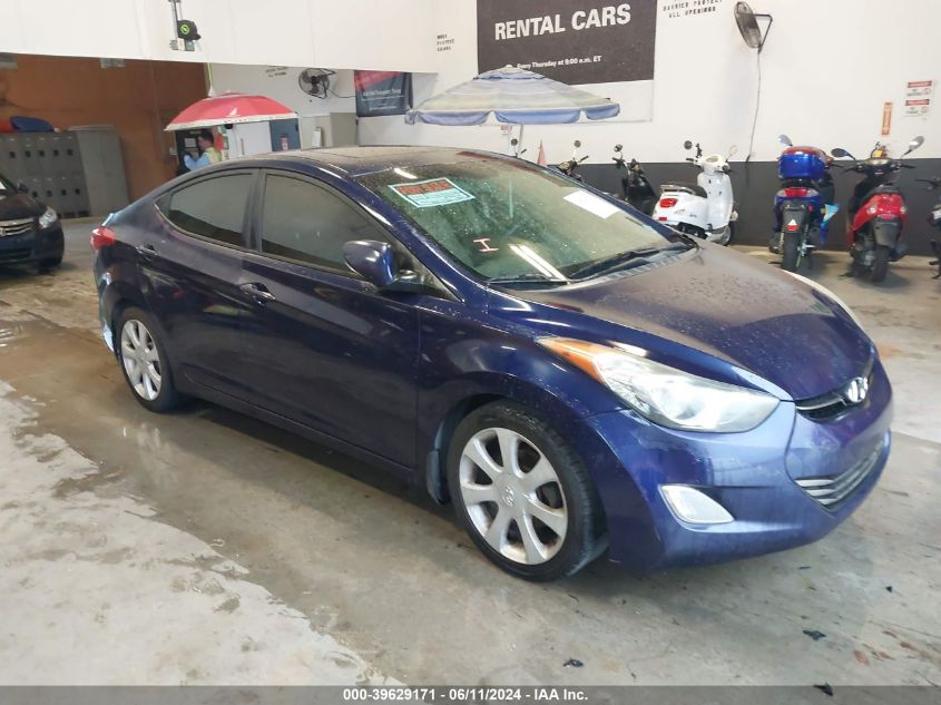 2013 Hyundai Elantra Limited VIN: 5NPDH4AE6DH183585 Lot: 39629171