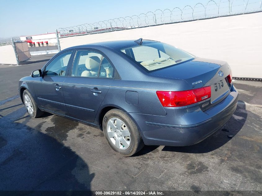 2009 Hyundai Sonata Gls VIN: 5NPET46C59H406233 Lot: 39629182