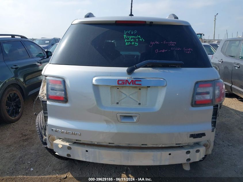 2016 GMC Acadia Slt-1 VIN: 1GKKRRKD4GJ250952 Lot: 39629185