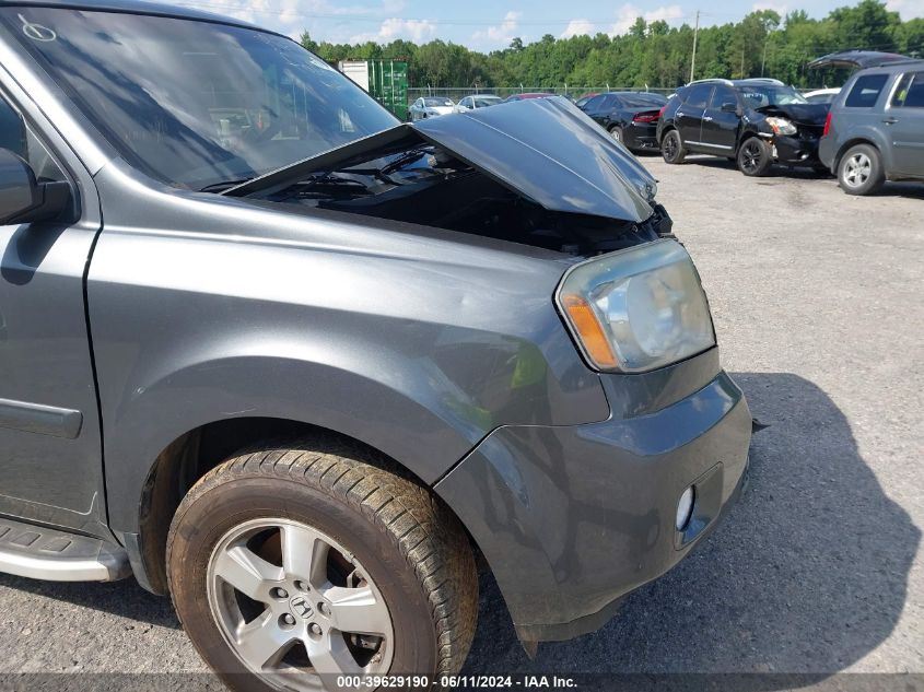 2011 Honda Pilot Ex-L VIN: 5FNYF3H68BB021260 Lot: 39629190