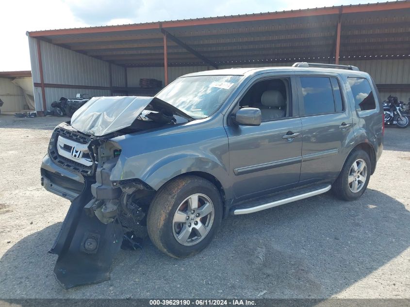 2011 Honda Pilot Ex-L VIN: 5FNYF3H68BB021260 Lot: 39629190