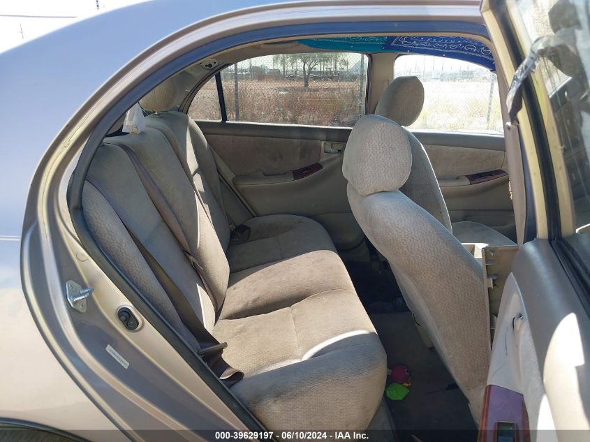 2003 Toyota Corolla Le VIN: 2T1BR32E33C002621 Lot: 39629197