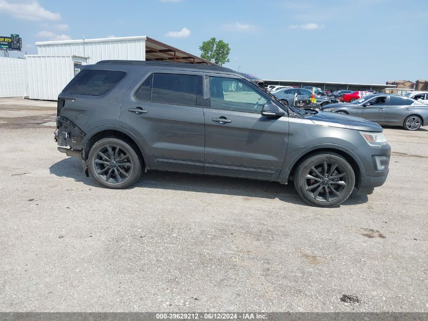 2017 Ford Explorer Xlt VIN: 1FM5K7D89HGA15684 Lot: 39629212