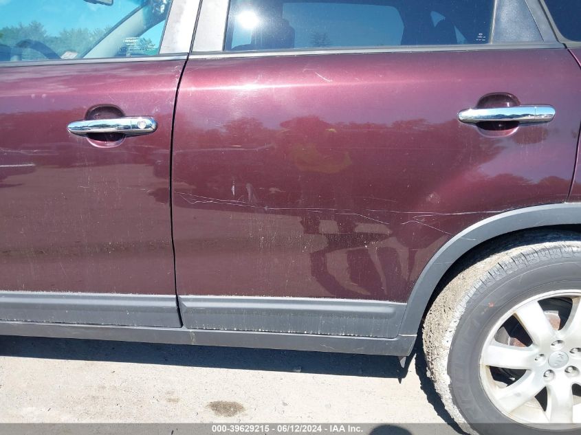 2013 Kia Sorento Lx VIN: 5XYKT3A6XDG353656 Lot: 39629215