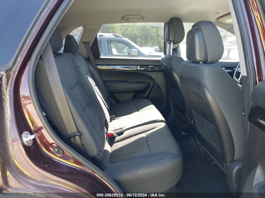 2013 Kia Sorento Lx VIN: 5XYKT3A6XDG353656 Lot: 39629215