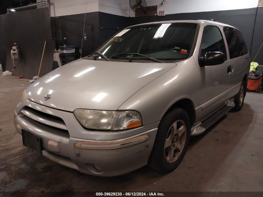 2002 Nissan Quest Se VIN: 4N27N16T82D813918 Lot: 39629230