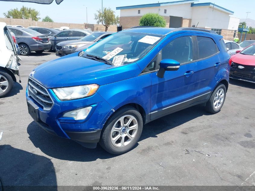 2018 Ford Ecosport Se VIN: MAJ3P1TE4JC193197 Lot: 39629236