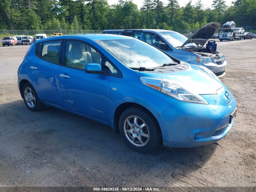 2012 Nissan Leaf Sl VIN: JN1AZ0CP9CT016982 Lot: 39629238