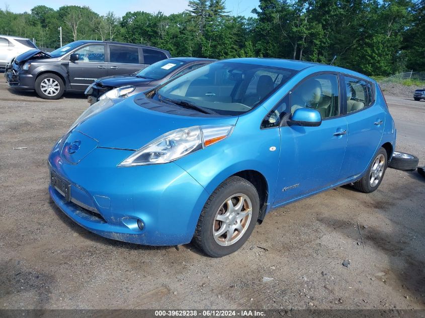 2012 Nissan Leaf Sl VIN: JN1AZ0CP9CT016982 Lot: 39629238