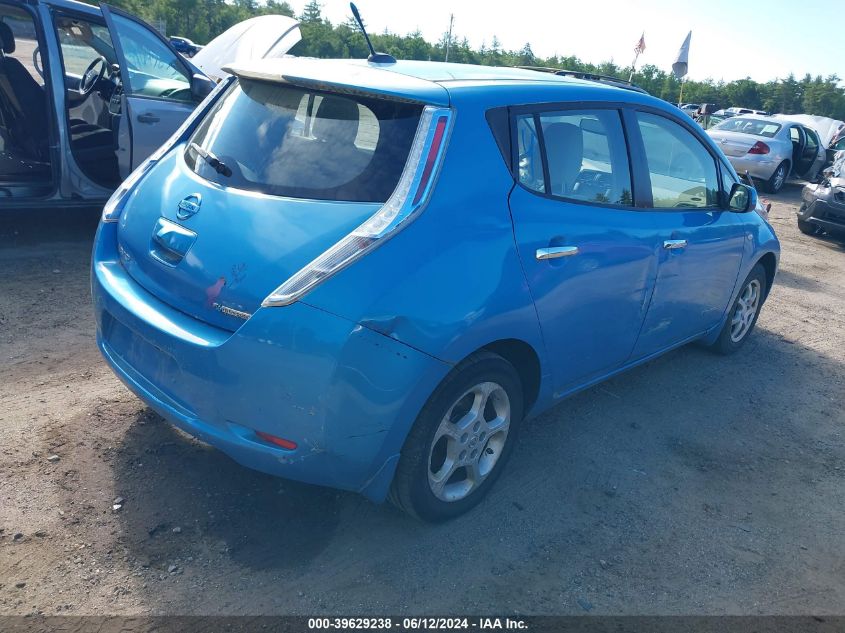 2012 Nissan Leaf Sl VIN: JN1AZ0CP9CT016982 Lot: 39629238