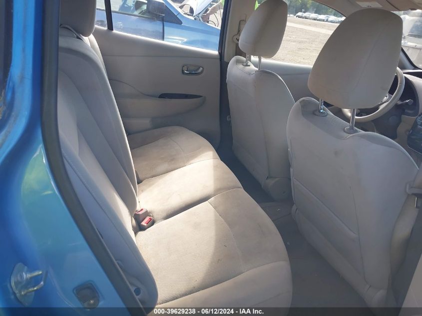 2012 Nissan Leaf Sl VIN: JN1AZ0CP9CT016982 Lot: 39629238