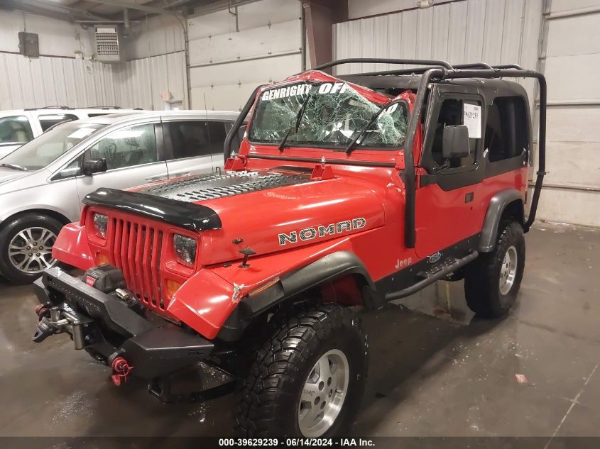 1995 Jeep Wrangler / Yj Se VIN: 1J4FY29S3SP212592 Lot: 39629239