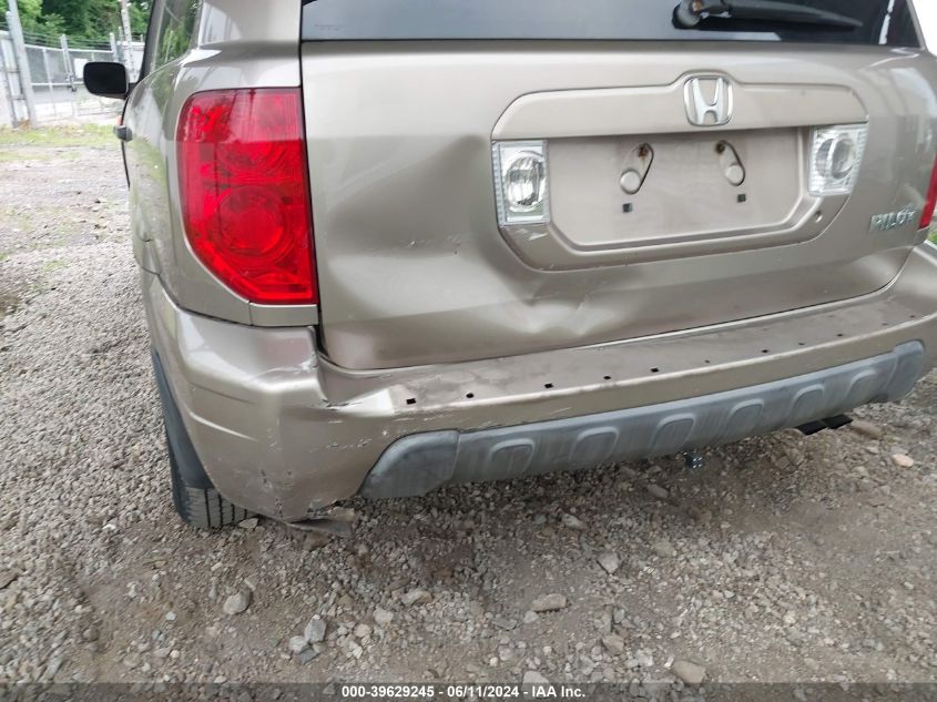 2004 Honda Pilot Ex-L VIN: 2HKYF18564H585800 Lot: 39629245