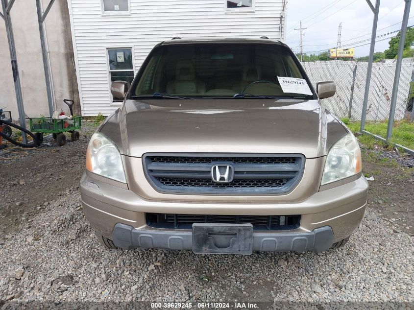 2004 Honda Pilot Ex-L VIN: 2HKYF18564H585800 Lot: 39629245