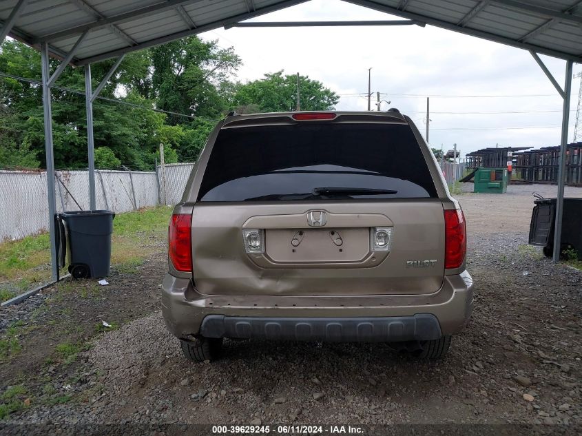 2004 Honda Pilot Ex-L VIN: 2HKYF18564H585800 Lot: 39629245