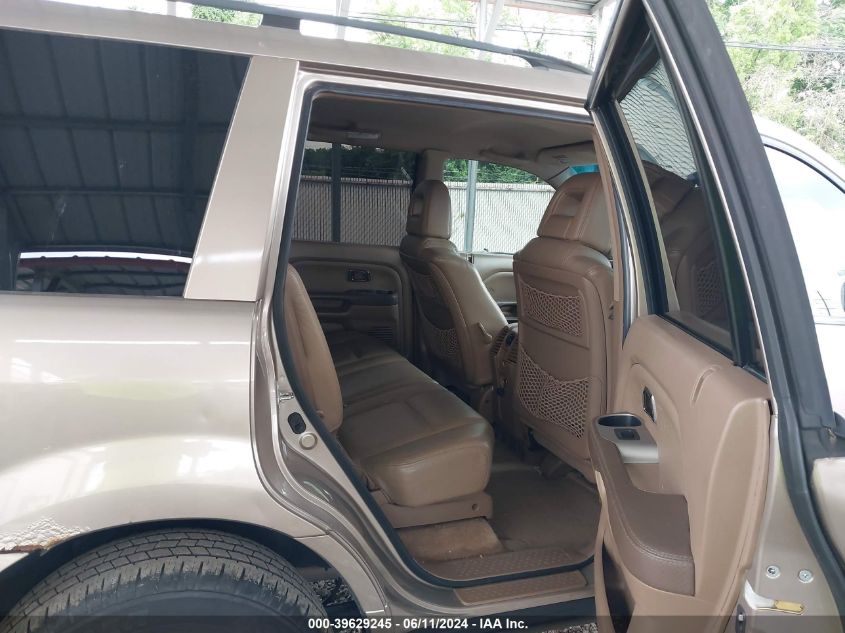 2004 Honda Pilot Ex-L VIN: 2HKYF18564H585800 Lot: 39629245