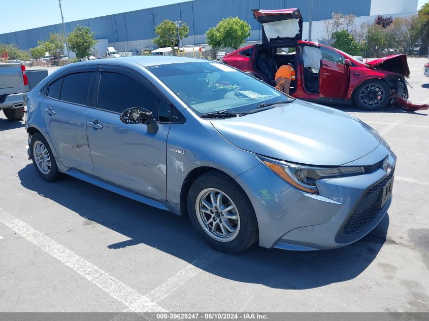 2021 Toyota Corolla Hybrid Le VIN: JTDEAMDE1MJ011718 Lot: 39629247