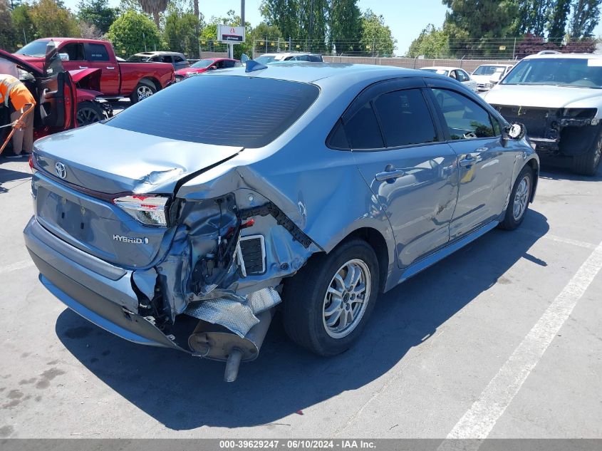 2021 Toyota Corolla Hybrid Le VIN: JTDEAMDE1MJ011718 Lot: 39629247