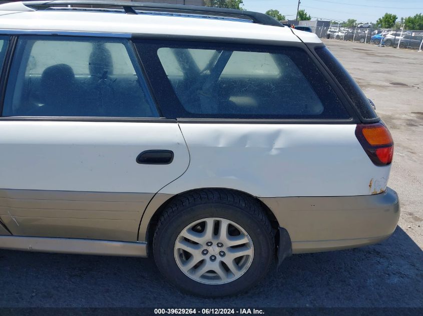 2000 Subaru Outback VIN: 4S3BH6653Y6614332 Lot: 39629264