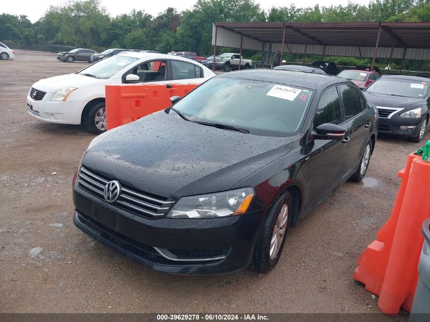 2013 Volkswagen Passat 2.5L Wolfsburg Edition VIN: 1VWAH7A32DC146609 Lot: 39629278