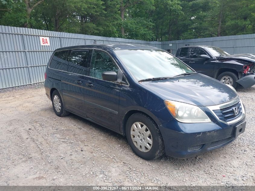 2009 Honda Odyssey Lx VIN: 5FNRL38239B028637 Lot: 39629287